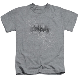 DC Batman Burned & Splattered - Kid's T-Shirt Kid's T-Shirt (Ages 4-7) Batman   