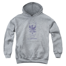 DC Batman Im Batman - Youth Hoodie Youth Hoodie (Ages 8-12) Batman   