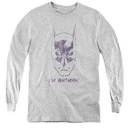 Dc Batman Im Batman - Youth Long Sleeve T-Shirt Youth Long Sleeve T-Shirt Batman   