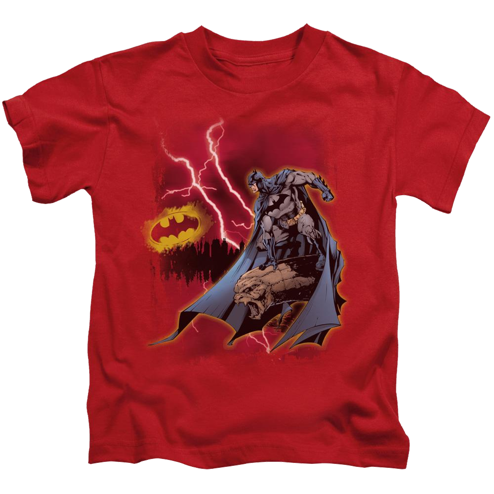 DC Batman Lightning Strikes - Kid's T-Shirt Kid's T-Shirt (Ages 4-7) Batman   