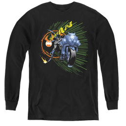 Dc Batman Batcycle - Youth Long Sleeve T-Shirt Youth Long Sleeve T-Shirt Batman   