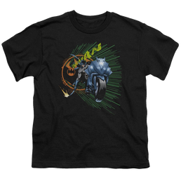 DC Batman Batcycle - Youth T-Shirt Youth T-Shirt (Ages 8-12) Batman   