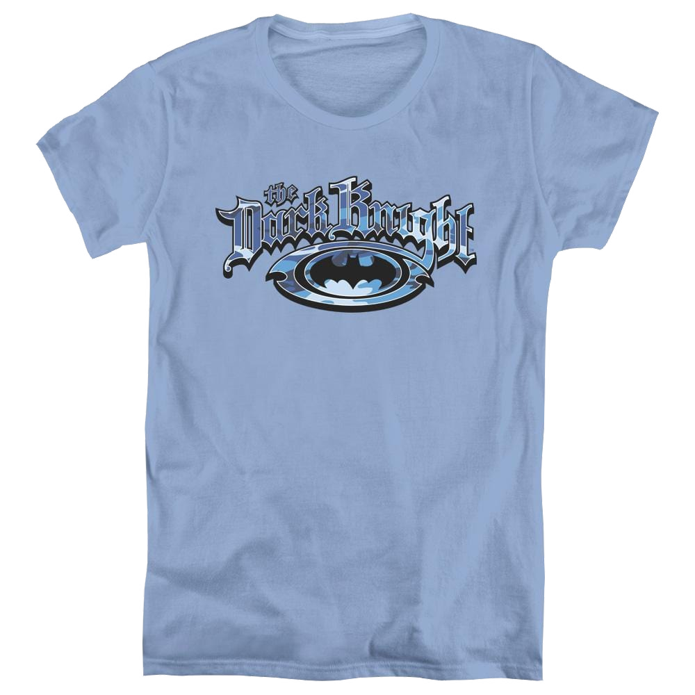 Dc Batman Dark Knight Blue Camo - Women's T-Shirt Women's T-Shirt Batman   