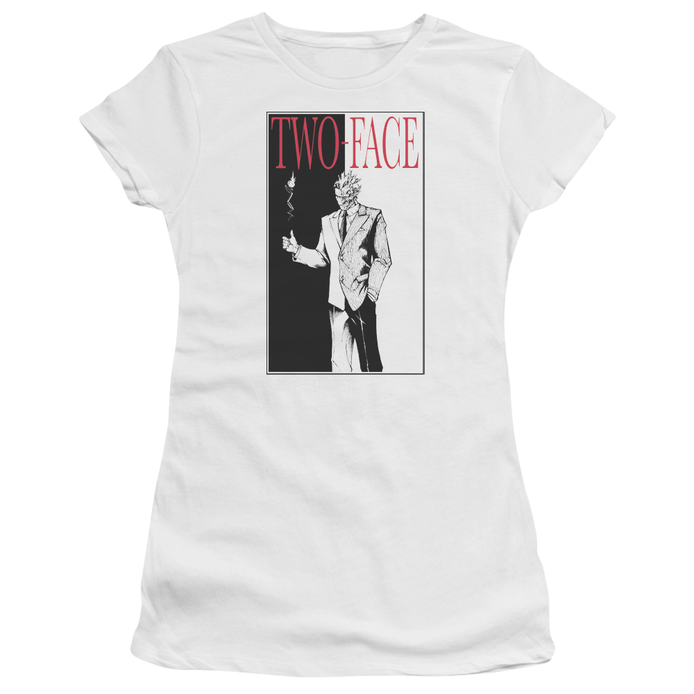 Batman Two Face - Juniors T-Shirt Juniors T-Shirt Batman   