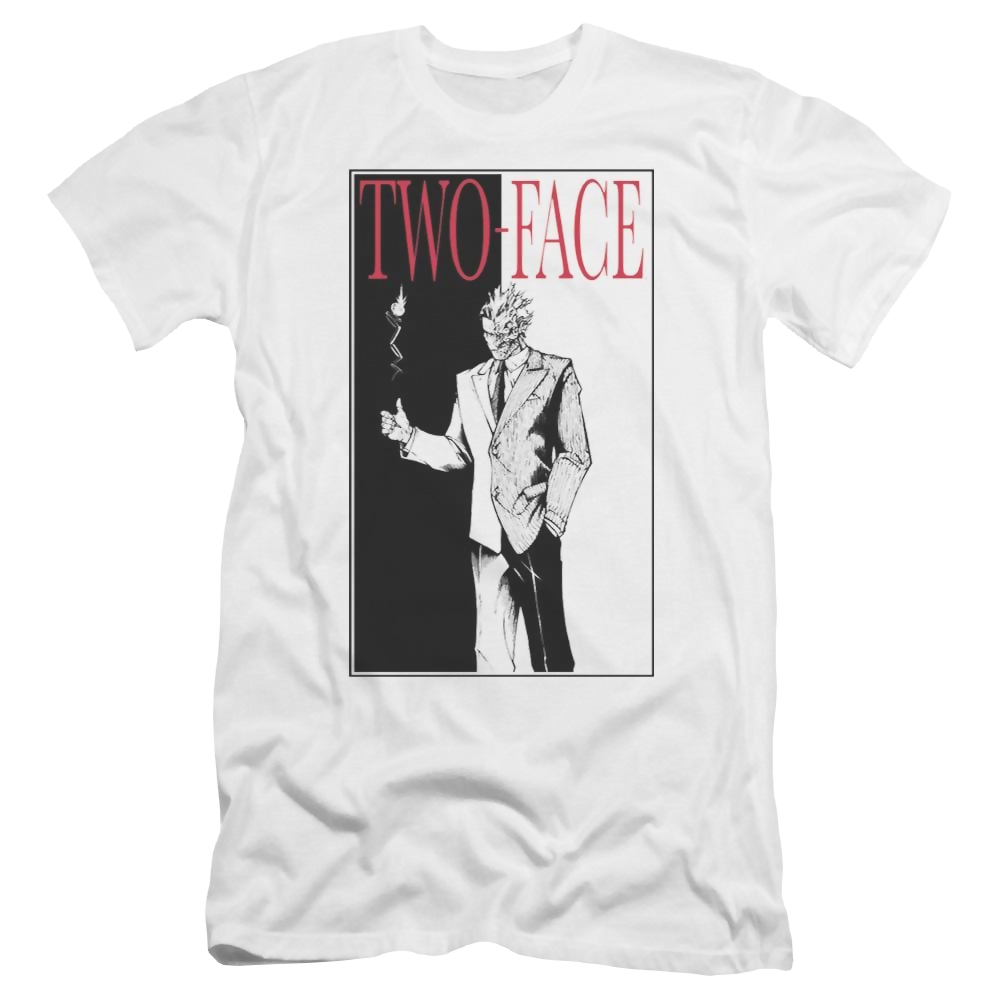Batman Two Face - Men's Premium Slim Fit T-Shirt Men's Premium Slim Fit T-Shirt Batman   