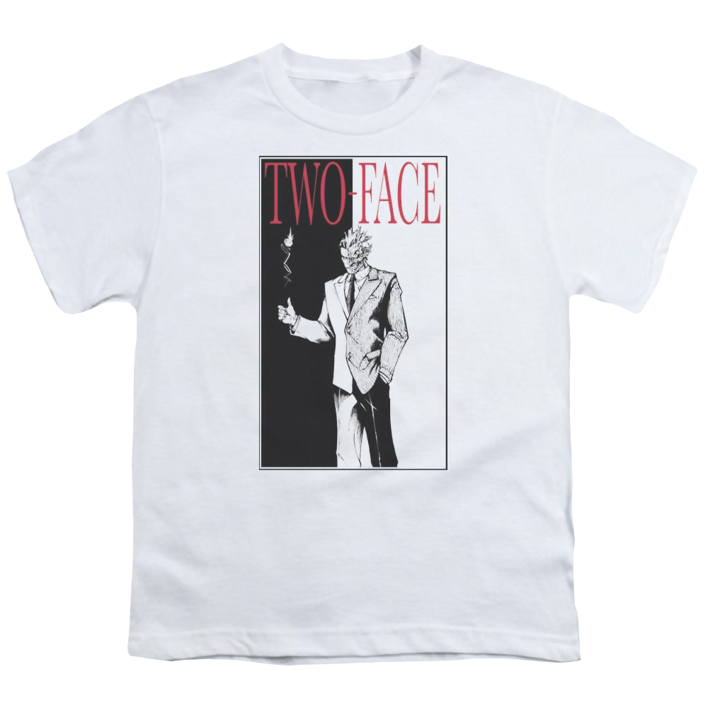DC Batman Two Face - Youth T-Shirt Youth T-Shirt (Ages 8-12) Batman   