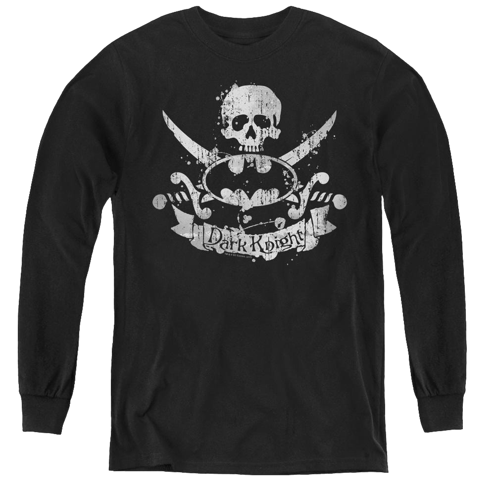 Dc Batman Dark Pirate - Youth Long Sleeve T-Shirt Youth Long Sleeve T-Shirt Batman   
