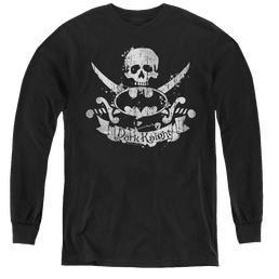 Dc Batman Dark Pirate - Youth Long Sleeve T-Shirt Youth Long Sleeve T-Shirt Batman   