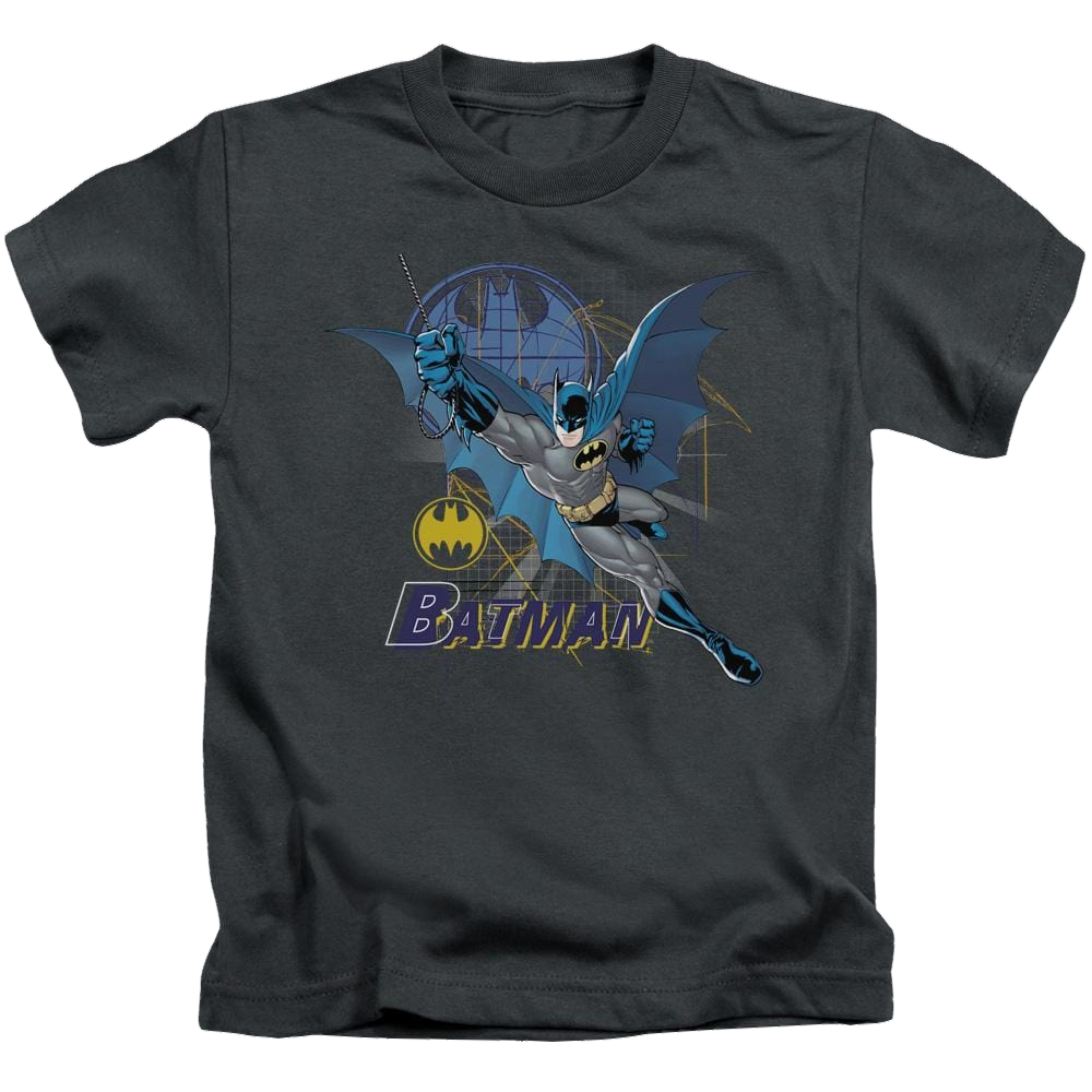 DC Batman Cape Outstretched - Kid's T-Shirt Kid's T-Shirt (Ages 4-7) Batman   
