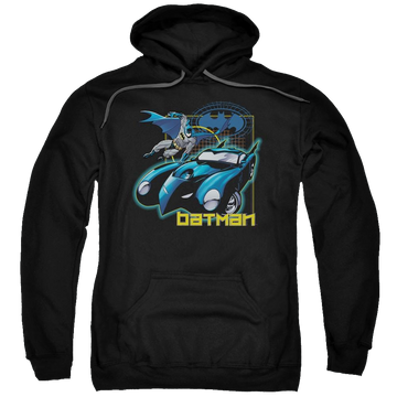 Batman Nice Wheels - Pullover Hoodie Pullover Hoodie Batman   