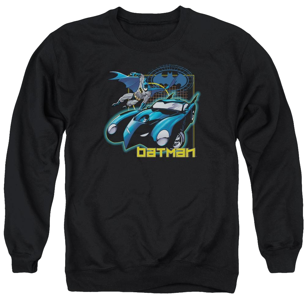 Batman Nice Wheels - Men's Crewneck Sweatshirt Men's Crewneck Sweatshirt Batman   