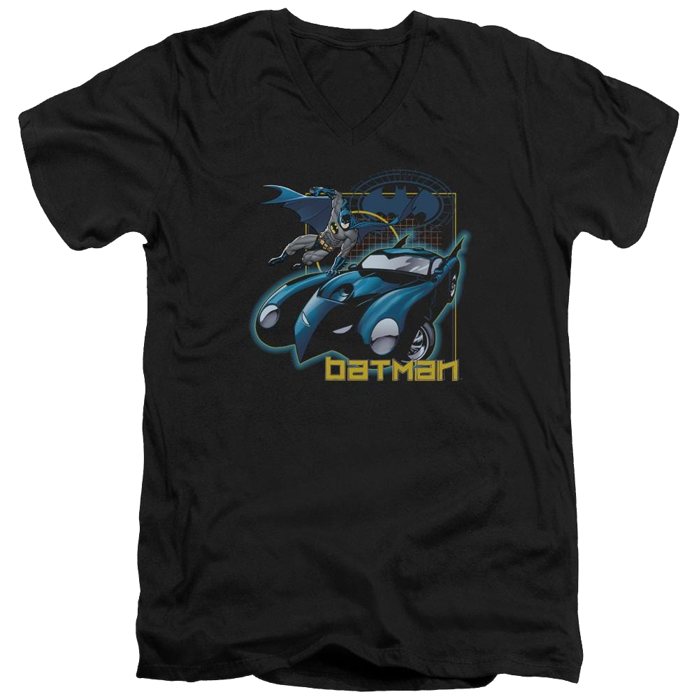 Batman Nice Wheels - Men's V-Neck T-Shirt Men's V-Neck T-Shirt Batman   
