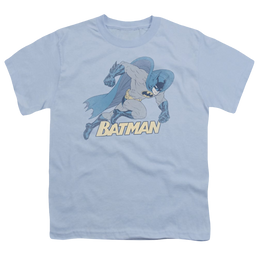 DC Batman Running Retro - Youth T-Shirt Youth T-Shirt (Ages 8-12) Batman   