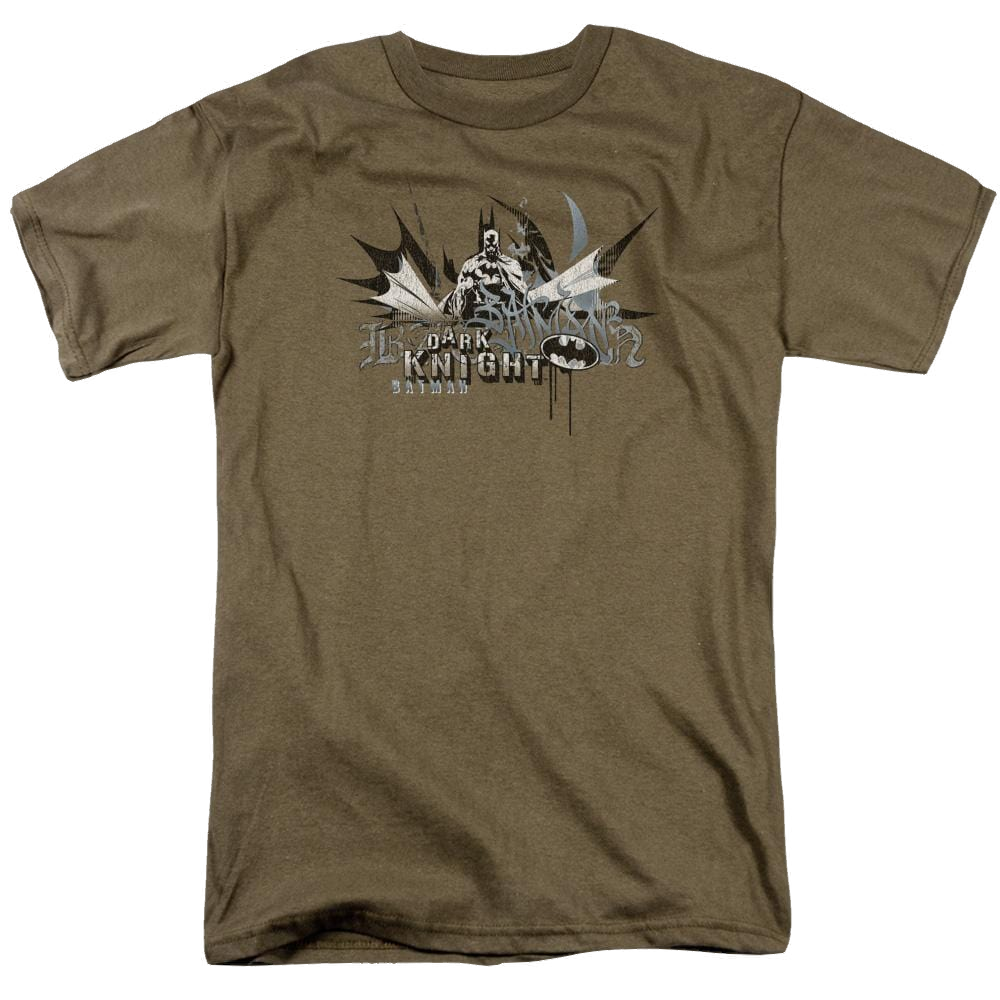 Dc Batman Dark Knight Graffiti - Men's Regular Fit T-Shirt Men's Regular Fit T-Shirt Batman   