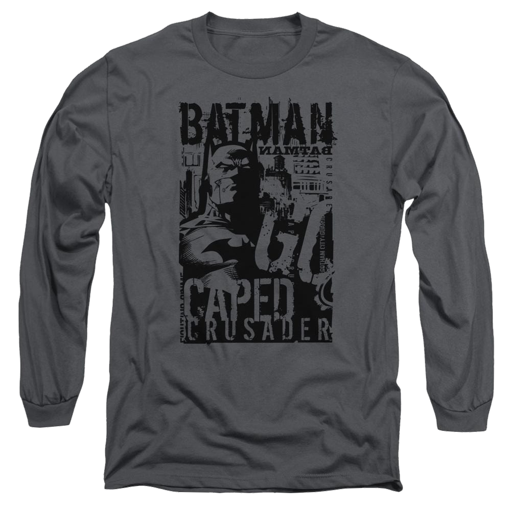 Batman Caped Crusader - Men's Long Sleeve T-Shirt Men's Long Sleeve T-Shirt Batman   