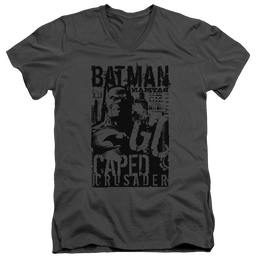 Batman Caped Crusader - Men's V-Neck T-Shirt Men's V-Neck T-Shirt Batman   