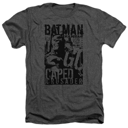 Batman Caped Crusader - Men's Heather T-Shirt Men's Heather T-Shirt Batman   
