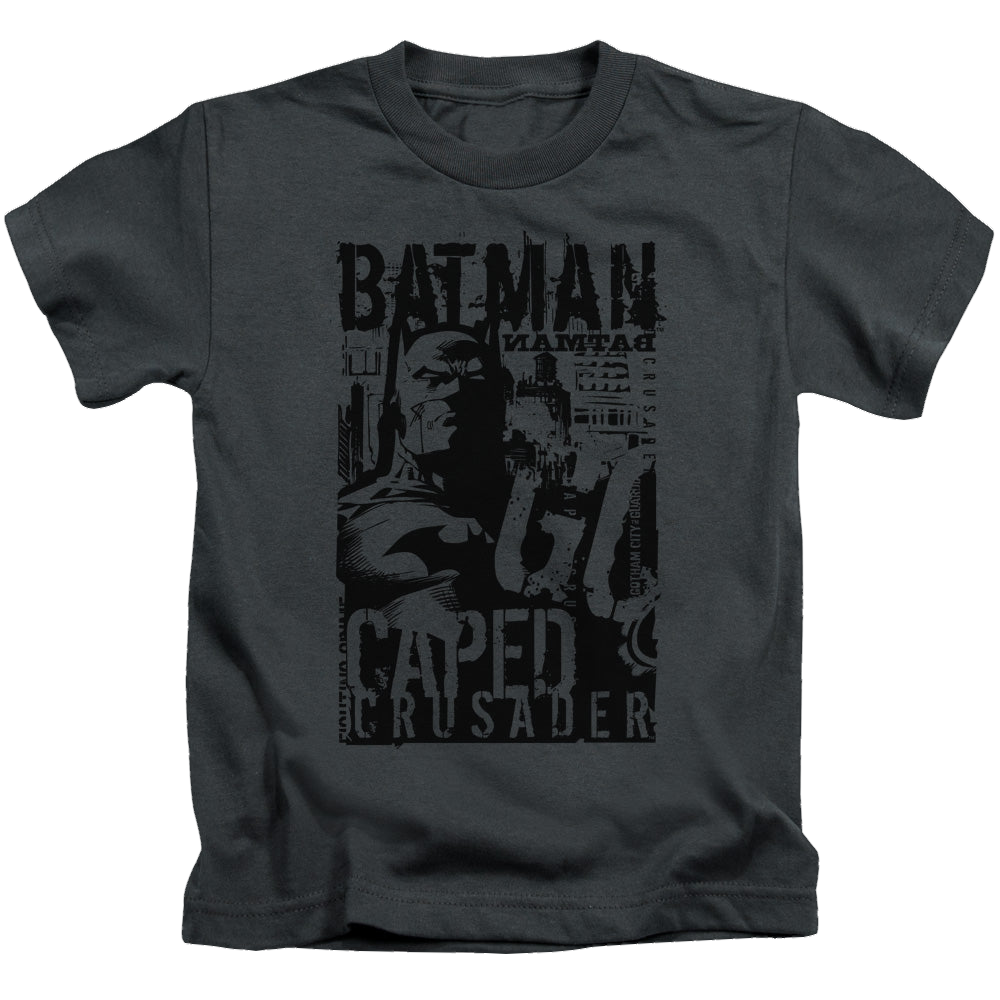 DC Batman Caped Crusader - Kid's T-Shirt Kid's T-Shirt (Ages 4-7) Batman   