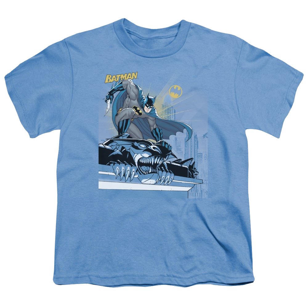 DC Batman Two Gotham Gargoyles - Youth T-Shirt Youth T-Shirt (Ages 8-12) Batman   