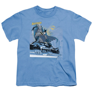 DC Batman Two Gotham Gargoyles - Youth T-Shirt Youth T-Shirt (Ages 8-12) Batman   
