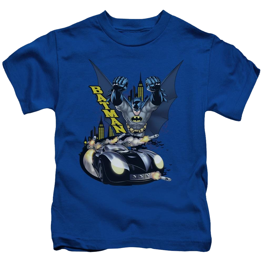DC Batman By Air & By Land - Kid's T-Shirt Kid's T-Shirt (Ages 4-7) Batman   