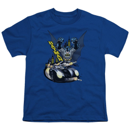 DC Batman By Air & By Land - Youth T-Shirt Youth T-Shirt (Ages 8-12) Batman   