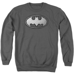 Batman Duct Tape Logo - Men's Crewneck Sweatshirt Men's Crewneck Sweatshirt Batman   