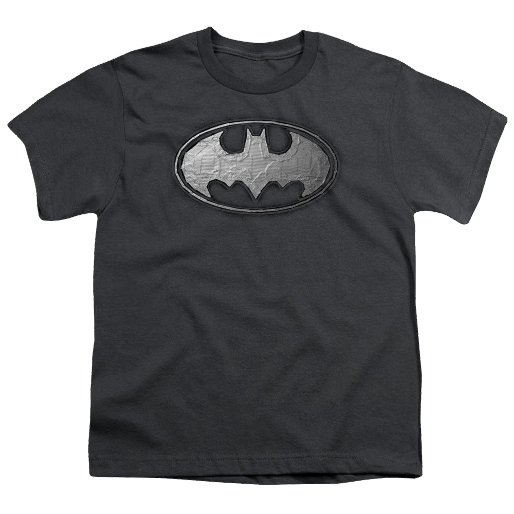 DC Batman Duct Tape Logo - Youth T-Shirt Youth T-Shirt (Ages 8-12) Batman   