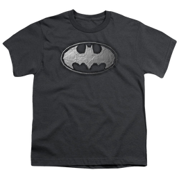DC Batman Duct Tape Logo - Youth T-Shirt Youth T-Shirt (Ages 8-12) Batman   