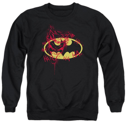 Batman Joker Graffiti - Men's Crewneck Sweatshirt Men's Crewneck Sweatshirt Batman   