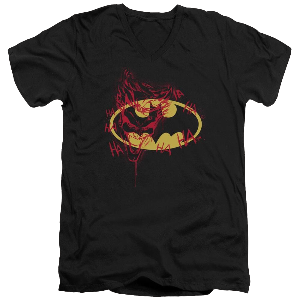 Batman Joker Graffiti - Men's V-Neck T-Shirt Men's V-Neck T-Shirt Batman   