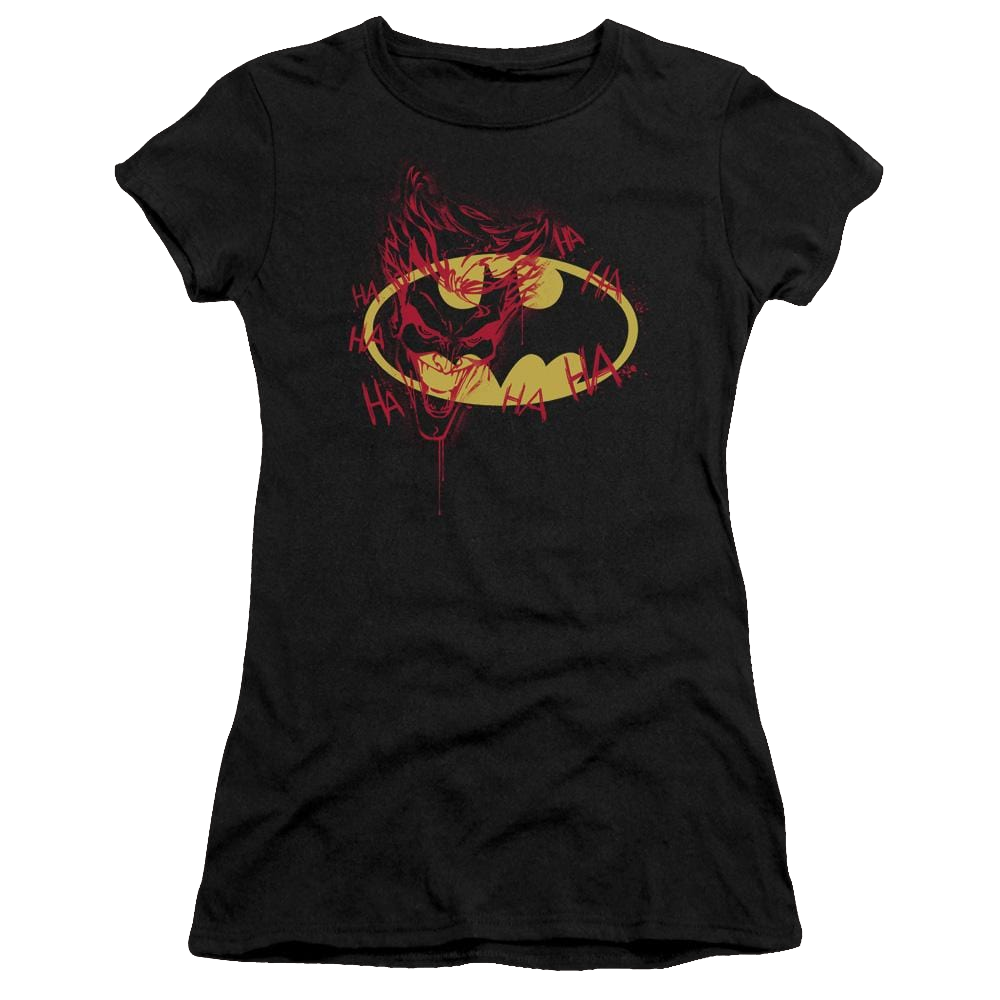Batman Joker Graffiti - Juniors T-Shirt Juniors T-Shirt Batman   