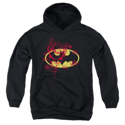 DC Batman Joker Graffiti - Youth Hoodie Youth Hoodie (Ages 8-12) Batman   