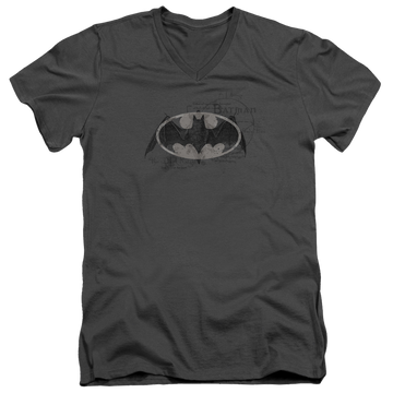 Batman Arcane Bat Logo - Men's V-Neck T-Shirt Men's V-Neck T-Shirt Batman   