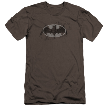 Batman Arcane Bat Logo - Men's Premium Slim Fit T-Shirt Men's Premium Slim Fit T-Shirt Batman   