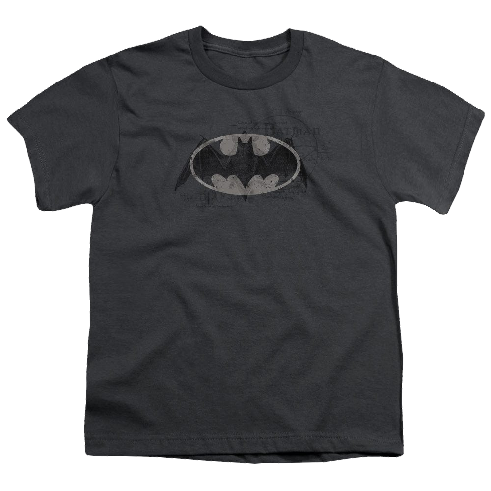 DC Batman Arcane Bat Logo - Youth T-Shirt Youth T-Shirt (Ages 8-12) Batman   