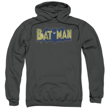 Batman Vintage Logo Splatter - Pullover Hoodie Pullover Hoodie Batman   