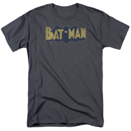 Batman Vintage Logo Splatter - Men's Regular Fit T-Shirt Men's Regular Fit T-Shirt Batman   