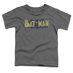 DC Batman Vintage Logo Splatter - Toddler T-Shirt Toddler T-Shirt Batman   