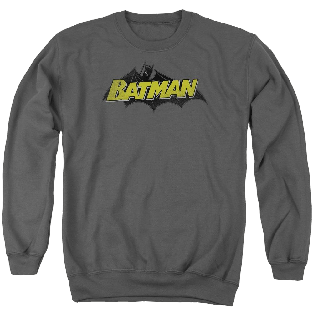 Batman Classic Comic Logo - Men's Crewneck Sweatshirt Men's Crewneck Sweatshirt Batman   