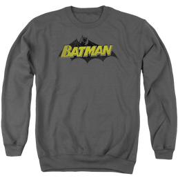 Batman Classic Comic Logo - Men's Crewneck Sweatshirt Men's Crewneck Sweatshirt Batman   