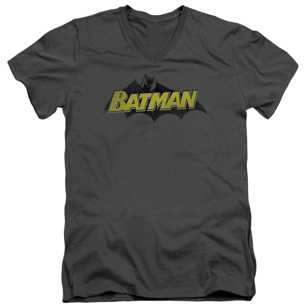 Batman Classic Comic Logo - Men's V-Neck T-Shirt Men's V-Neck T-Shirt Batman   