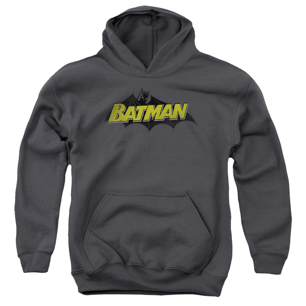 DC Batman Classic Comic Logo - Youth Hoodie Youth Hoodie (Ages 8-12) Batman   