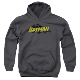 DC Batman Classic Comic Logo - Youth Hoodie Youth Hoodie (Ages 8-12) Batman   