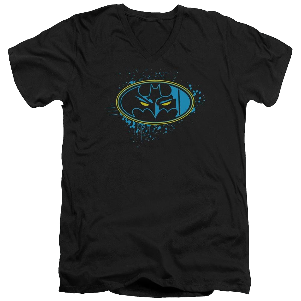 Batman Eyes In The Darkness - Men's V-Neck T-Shirt Men's V-Neck T-Shirt Batman   