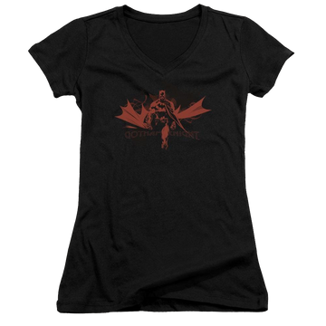 Batman Gotham Knight - Juniors V-Neck T-Shirt Juniors V-Neck T-Shirt Batman   