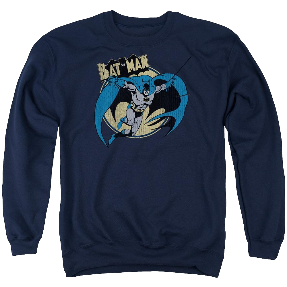 Batman Through The Night - Men's Crewneck Sweatshirt Men's Crewneck Sweatshirt Batman   