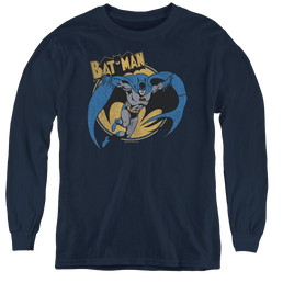 Dc Batman Through The Night - Youth Long Sleeve T-Shirt Youth Long Sleeve T-Shirt Batman   