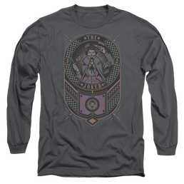 Batman Joker Checkered Sign - Men's Long Sleeve T-Shirt Men's Long Sleeve T-Shirt Joker   