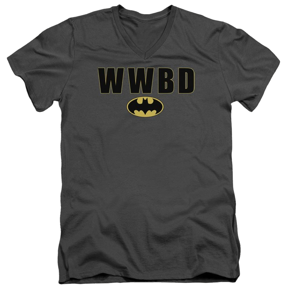 Batman Wwbd Logo - Men's V-Neck T-Shirt Men's V-Neck T-Shirt Batman   